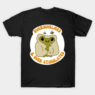 ADHD and Autism Frog - Overwhelmed and Overstimulated T-Shirt